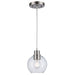 Trans Globe Imports - 22220 BN - One Light Pendant - Brushed Nickel