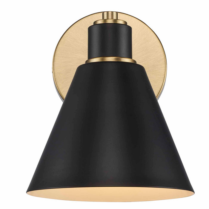 Trans Globe Imports - 22591 AG-BK - One Light Wall Sconce - Antique Gold / Black