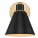 Trans Globe Imports - 22591 AG-BK - One Light Wall Sconce - Antique Gold / Black