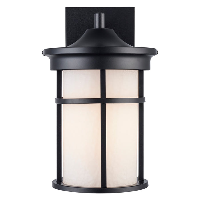 Trans Globe Imports - 40381 BK-FR - One Light Outdoor Wall Mount - Black