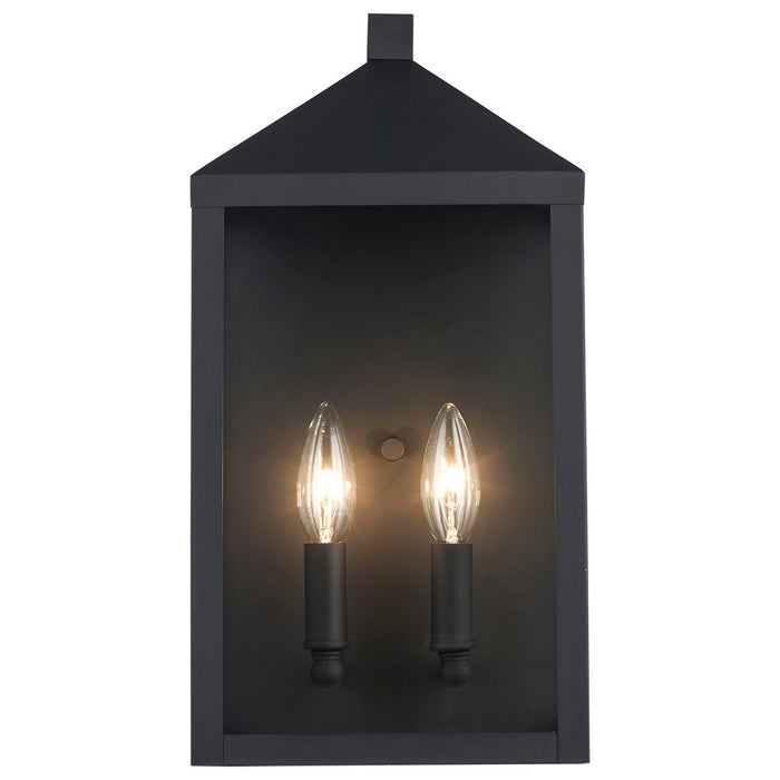 Trans Globe Imports - 51531-1 BK - Two Light Outdoor Wall Mount - Black
