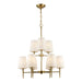 Trans Globe Imports - 71899 AG - Nine Light Chandelier - Antique Gold