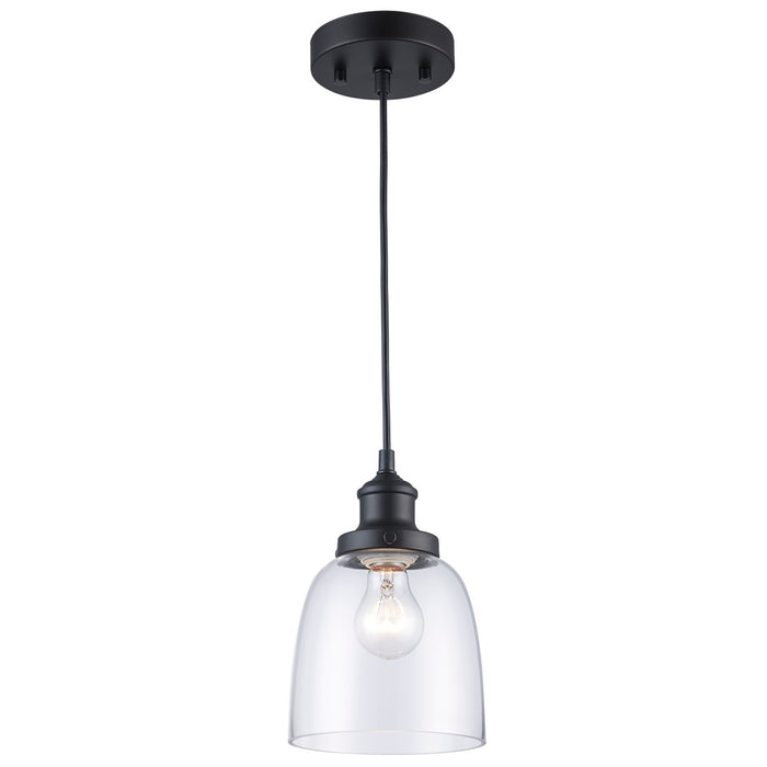 Trans Globe Imports - PND-1081 BK - One Light Pendant - Black