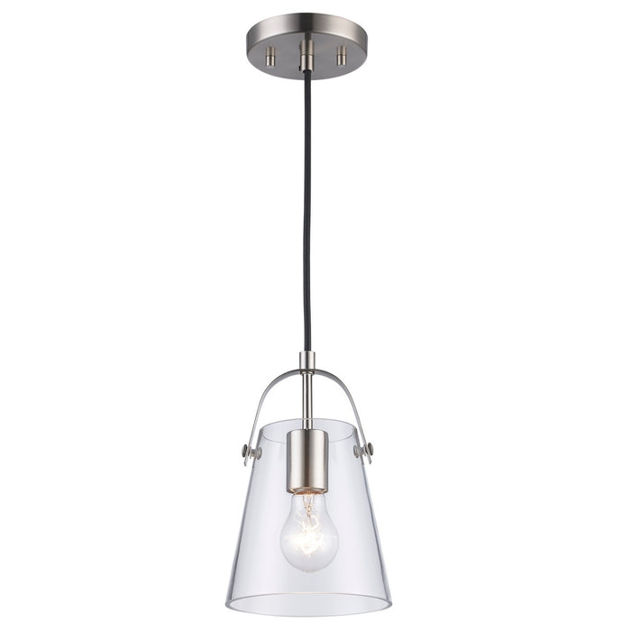 Trans Globe Imports - PND-2174 BN - One Light Pendant - Brushed Nickel