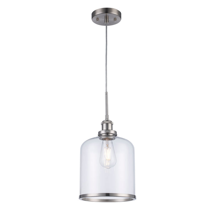 Trans Globe Imports - PND-2184 BN - One Light Pendant - Brushed Nickel