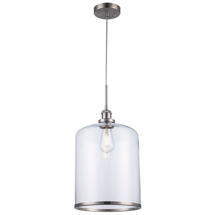 Trans Globe Imports - PND-2185 BN - One Light Pendant - Brushed Nickel