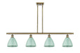 Innovations - 516-4I-AB-MBD-75-SF - Four Light Island Pendant - Ballston - Antique Brass