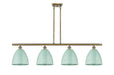 Innovations - 516-4I-AB-MBD-9-SF - Four Light Island Pendant - Ballston - Antique Brass