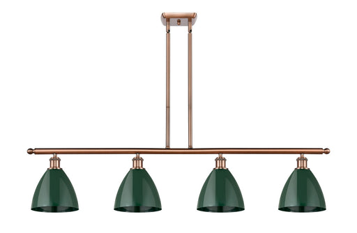 Innovations - 516-4I-AC-MBD-75-GR - Four Light Island Pendant - Ballston - Antique Copper