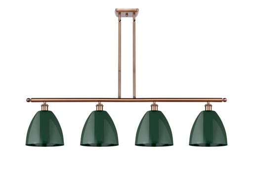 Innovations - 516-4I-AC-MBD-9-GR - Four Light Island Pendant - Ballston - Antique Copper