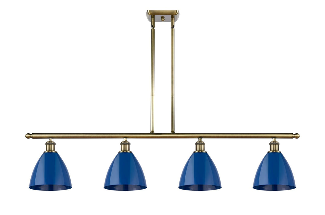 Innovations - 516-4I-AB-MBD-75-BL - Four Light Island Pendant - Ballston - Antique Brass