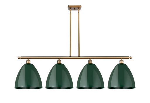 Innovations - 516-4I-BB-MBD-12-GR - Four Light Island Pendant - Ballston - Brushed Brass