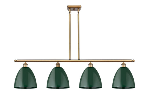 Innovations - 516-4I-BB-MBD-9-GR - Four Light Island Pendant - Ballston - Brushed Brass