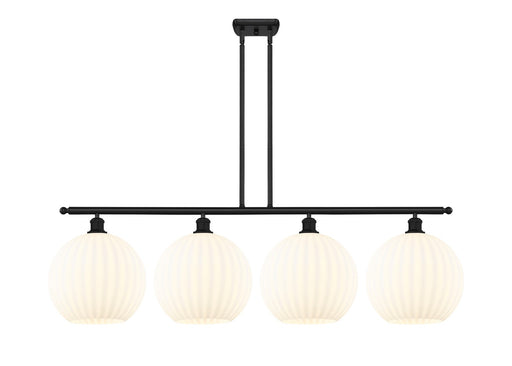 Innovations - 516-4I-BK-G1217-12WV - LED Island Pendant - Ballston - Matte Black