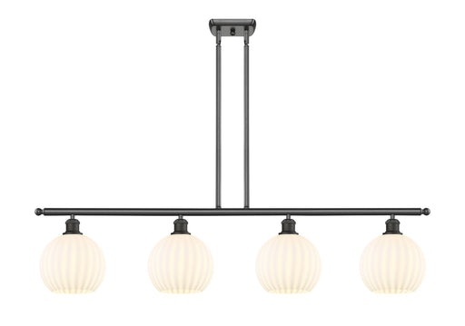 Innovations - 516-4I-OB-G1217-8WV - LED Island Pendant - Ballston - Oil Rubbed Bronze