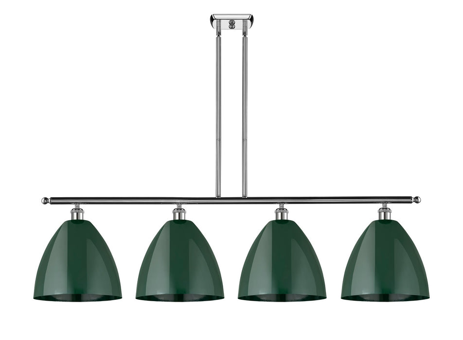 Innovations - 516-4I-PC-MBD-12-GR - Four Light Island Pendant - Ballston - Polished Chrome