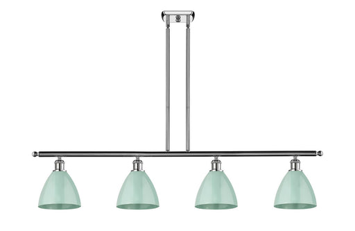Innovations - 516-4I-PC-MBD-75-SF - Four Light Island Pendant - Ballston - Polished Chrome