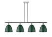 Innovations - 516-4I-PC-MBD-9-GR - Four Light Island Pendant - Ballston - Polished Chrome