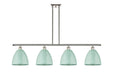 Innovations - 516-4I-PN-MBD-9-SF - Four Light Island Pendant - Ballston - Polished Nickel