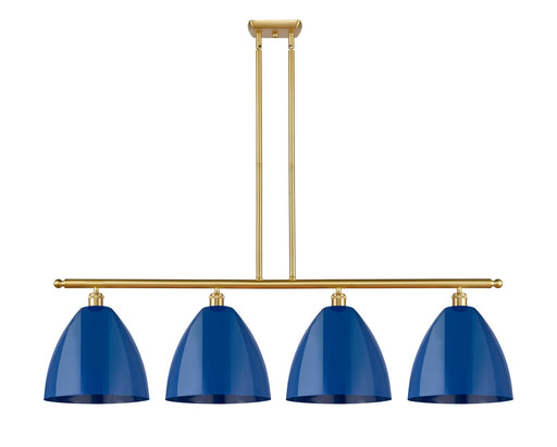 Innovations - 516-4I-SG-MBD-12-BL - Four Light Island Pendant - Ballston - Satin Gold