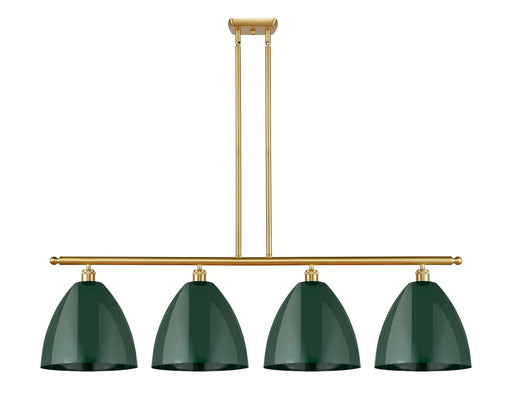 Innovations - 516-4I-SG-MBD-12-GR - Four Light Island Pendant - Ballston - Satin Gold