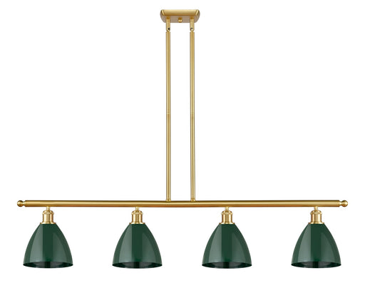 Innovations - 516-4I-SG-MBD-75-GR - Four Light Island Pendant - Ballston - Satin Gold