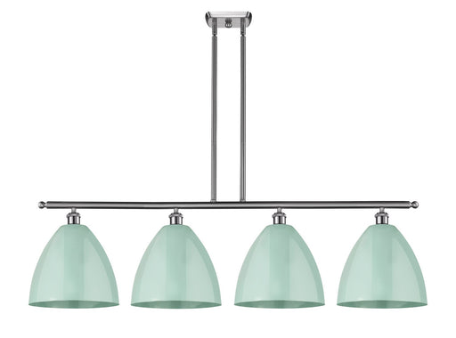 Innovations - 516-4I-SN-MBD-12-SF - Four Light Island Pendant - Ballston - Brushed Satin Nickel