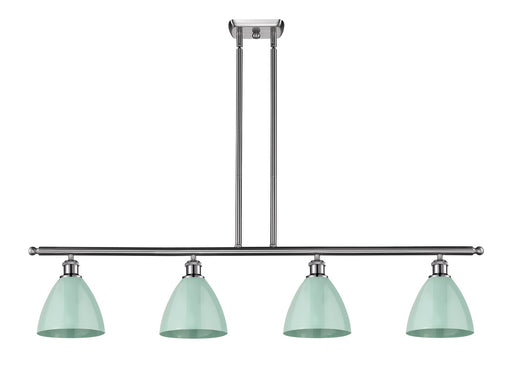 Innovations - 516-4I-SN-MBD-75-SF - Four Light Island Pendant - Ballston - Brushed Satin Nickel