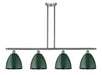 Innovations - 516-4I-SN-MBD-9-GR - Four Light Island Pendant - Ballston - Brushed Satin Nickel