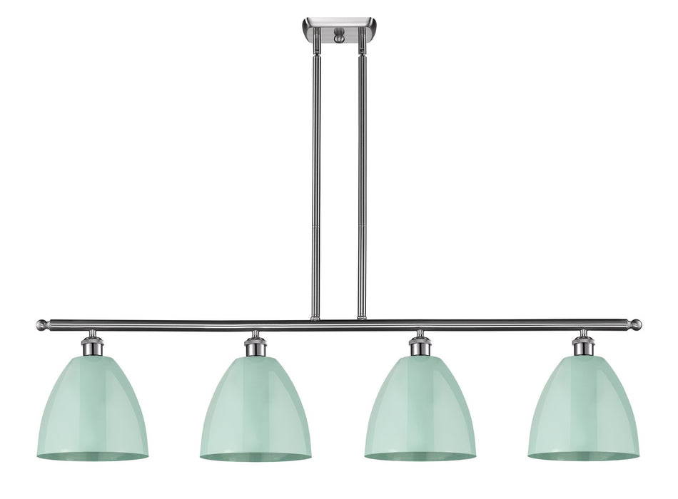 Innovations - 516-4I-SN-MBD-9-SF - Four Light Island Pendant - Ballston - Brushed Satin Nickel