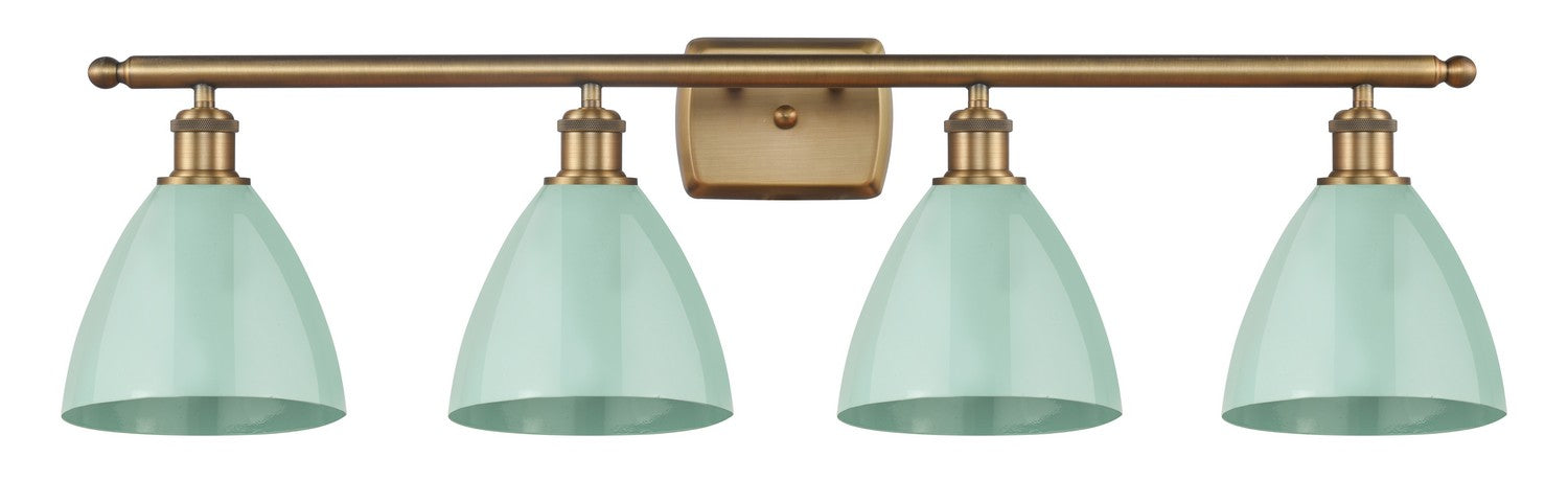 Innovations - 516-4W-BB-MBD-75-SF - Four Light Bath Vanity - Ballston - Brushed Brass