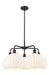 Innovations - 516-5CR-OB-G1217-10WV - LED Chandelier - Downtown Urban - Oil Rubbed Bronze