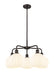 Innovations - 516-5CR-OB-G1217-8WV - LED Chandelier - Downtown Urban - Oil Rubbed Bronze