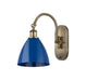 Innovations - 518-1W-AB-MBD-75-BL - One Light Wall Sconce - Ballston - Antique Brass
