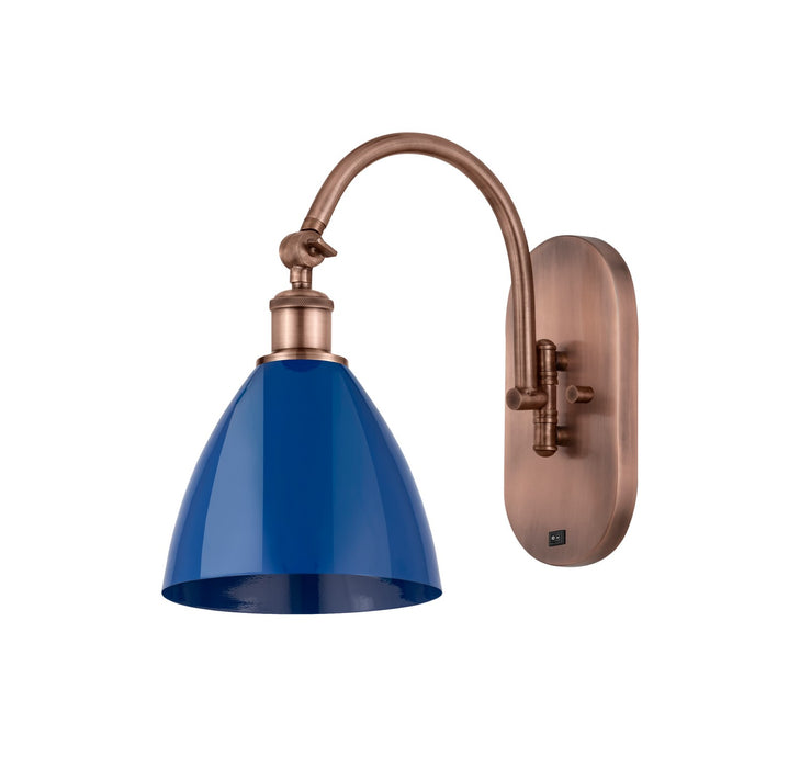 Innovations - 518-1W-AC-MBD-75-BL - One Light Wall Sconce - Ballston - Antique Copper