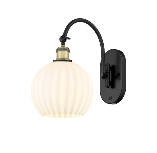 Ballston LED Wall Sconce Black Antique Brass