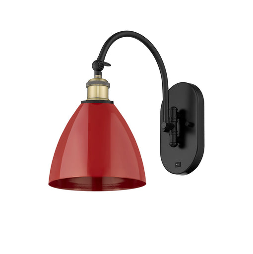 Ballston One Light Wall Sconce Black Antique Brass
