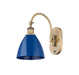 Innovations - 518-1W-BB-MBD-75-BL - One Light Wall Sconce - Ballston - Brushed Brass