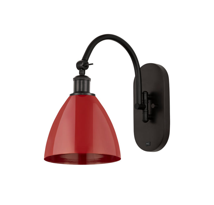 Innovations - 518-1W-OB-MBD-75-RD - One Light Wall Sconce - Ballston - Oil Rubbed Bronze