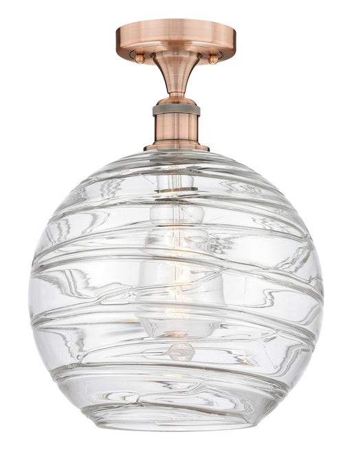 Innovations - 616-1F-AC-G1213-12 - One Light Semi-Flush Mount - Edison - Antique Copper