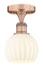 Innovations - 616-1F-AC-G1217-6WV - LED Semi-Flush Mount - Edison - Antique Copper