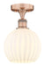 Innovations - 616-1F-AC-G1217-8WV - LED Semi-Flush Mount - Edison - Antique Copper