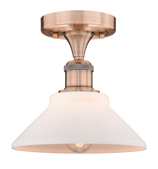 Innovations - 616-1F-AC-G131 - One Light Flush Mount - Edison - Antique Copper