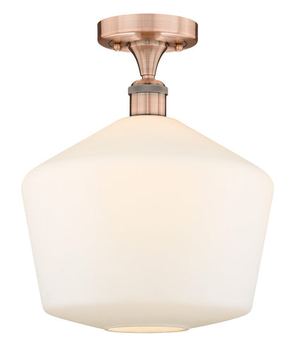 Edison One Light Semi-Flush Mount