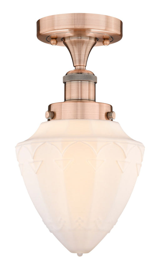 Innovations - 616-1F-AC-G661-7 - LED Semi-Flush Mount - Edison - Antique Copper