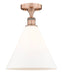 Innovations - 616-1F-AC-GBC-121 - One Light Semi-Flush Mount - Edison - Antique Copper