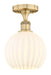 Innovations - 616-1F-BB-G1217-8WV - LED Semi-Flush Mount - Edison - Brushed Brass