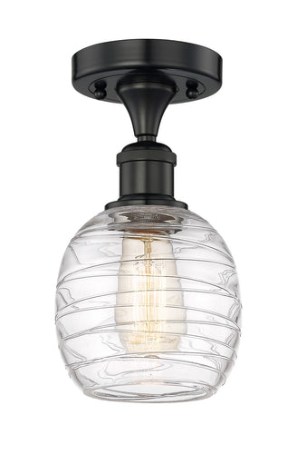 Edison One Light Semi-Flush Mount