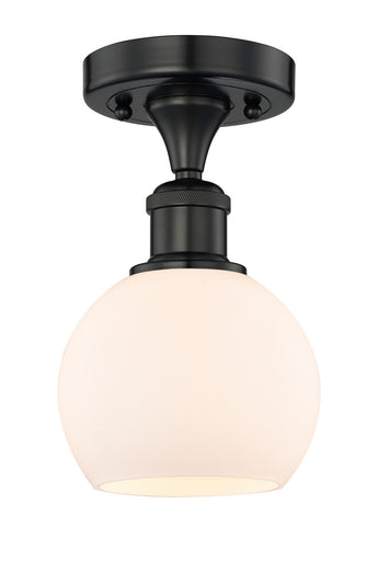 Edison One Light Semi-Flush Mount