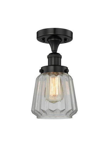 Edison One Light Semi-Flush Mount